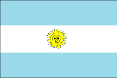 light blue and white flag