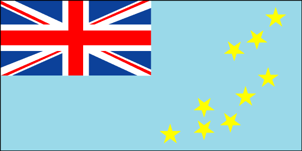 CIA - The World Factbook 2002 -- Flag of Tuvalu