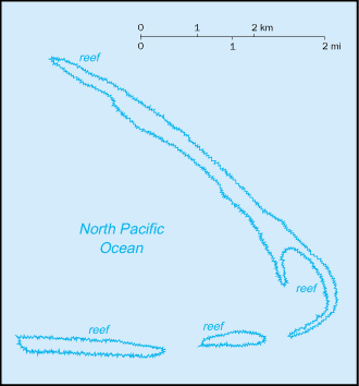 Map of Kingman Reef