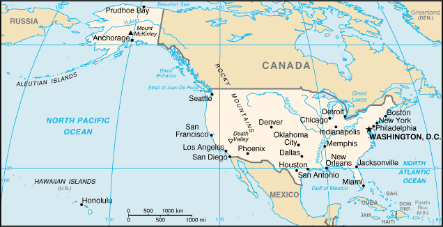 Free Usa Map Geography