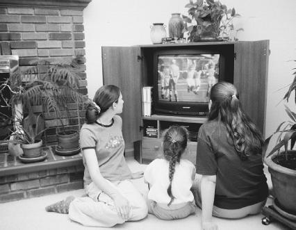Each day people are exposed to low levels of radiation by such things as TVs and computers. (Photograph by Robert J. Huffman. Field Mark Publications. Reproduced by permission.)