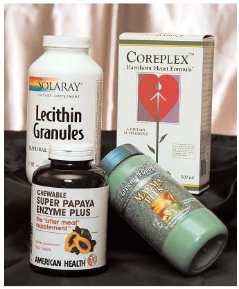 Because they are not regulated as strictly as drugs, dietary supplements can cause unpredictable side effects. For example, studies have shown an increased risk of prostate cancer among men who take beta-carotene supplements and drink alcohol, and an increased risk of lung cancer among people who take beta-carotene supplements and smoke. [Photograph by Robert J. Huffman. Field Mark Publications. Reproduced by permission.]