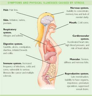 Symptoms and Physical Illnesses Caused by Stress