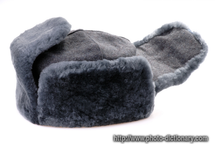 russian fur hat. Russian fur hat