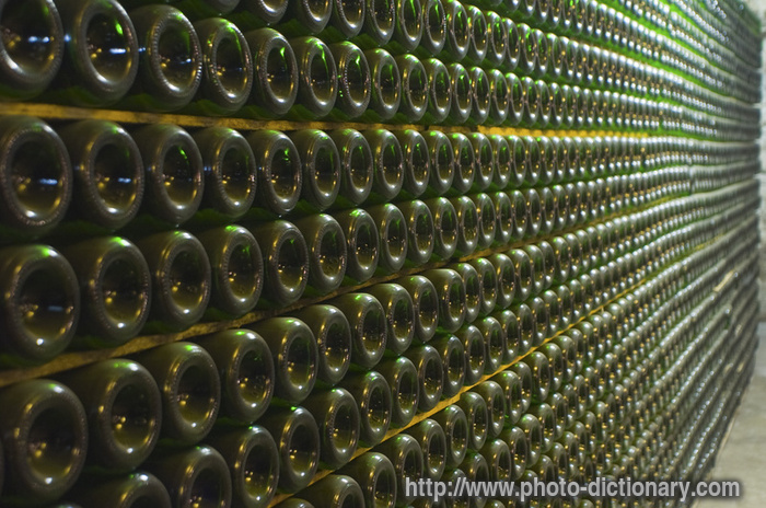 wine storage - photo/picture definition - wine storage word and phrase image