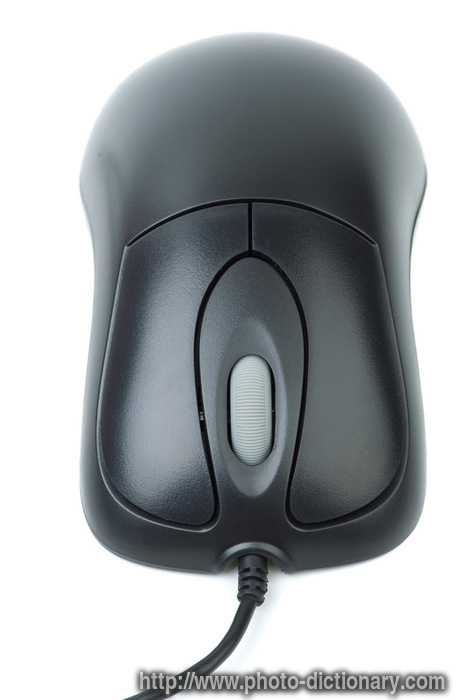 optical computer mouse - photo/picture definition - optical computer mouse 